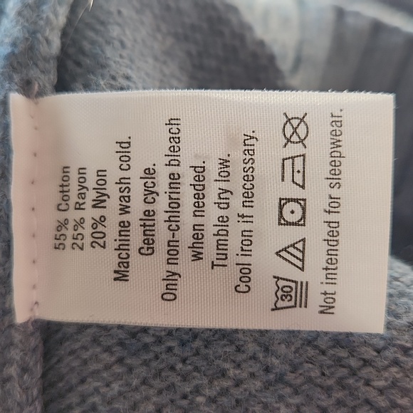 Janie and Jack "Best Friend" dog Sweater Size 18-24 months Color Slate Blue - Picture 7 of 7